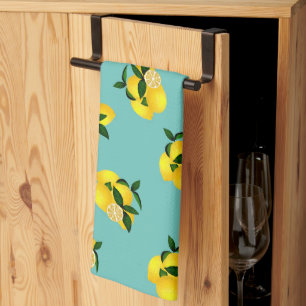 Lemon Chic Aqua Geschirrtuch