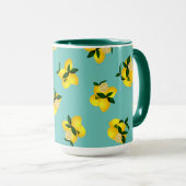 Lemon Chic Aqua Tasse (VorderseiteRechts)