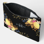 Lemon Chic Black Monogram Zubehörtasche (Offen)