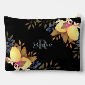 Lemon Chic Black Monogram Zubehörtasche (Rückseite)