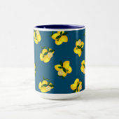Lemon Chic Dark Blue Design Tasse (Zentrum)