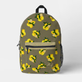 Lemon Chic Design Bedruckter Rucksack (Vorderseite)