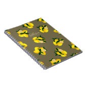 Lemon Chic Design Green Notizblock (Rechte Seite)