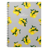 Lemon Chic Design Light Gray Notizblock (Vorderseite)