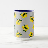 Lemon Chic Gray Design Tasse (Zentrum)