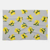 Lemon Chic Gray Geschirrtuch (Horizontal)