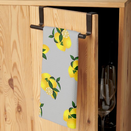 Lemon Chic Gray Geschirrtuch (Drittel gefaltet)