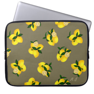Lemon Chic olive Laptopschutzhülle