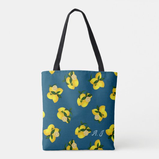Lemon Chic Turquoise Tasche (Rückseite)
