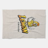 Lemon Chicken - Fun Food Design Geschirrtuch (Horizontal)