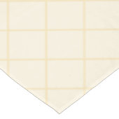 Lemon-Chiffon-Gelbe Quadrate-Tischdecke Tischdecke (Schrägansicht)