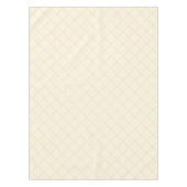 Lemon-Chiffon-Gelbe Quadrate-Tischdecke Tischdecke (Vorderseite)