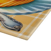 Lemon Chiffon Pie Rezpe Schneidebrett (Ecke)