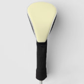 Lemon Chiffon Solid Color Anpassen Golf Headcover (Vorderseite)