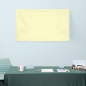 Lemon Chiffon Solid Color Banner (Messeveranstaltung)