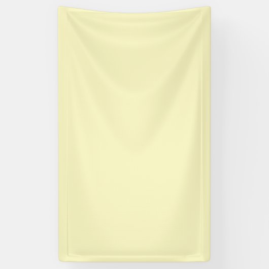 Lemon Chiffon Solid Color Banner (Vertikal)