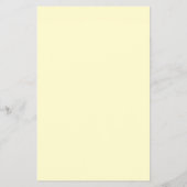Lemon Chiffon Solid Color Flyer (Hinten)