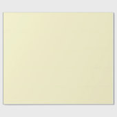 Lemon Chiffon Solid Color Geschenkpapier (Flach)