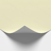 Lemon Chiffon Solid Color Geschenkpapier (Ecke)