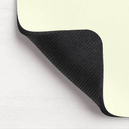 Lemon Chiffon Solid Color Mousepad (Ecke)