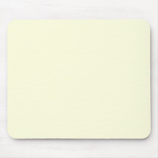 Lemon Chiffon Solid Color Mousepad (Vorne)