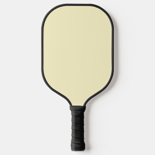 Lemon Chiffon Solid Color Pickleball Schläger (Vorderseite)