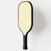 Lemon Chiffon Solid Color Pickleball Schläger (Links)