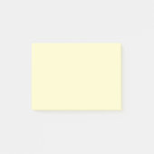 Lemon Chiffon Solid Color Post-it Klebezettel (Vorderseite)