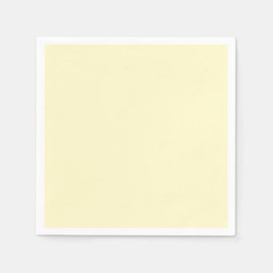 Lemon Chiffon Standard Cocktail Paper Napkin Serviette