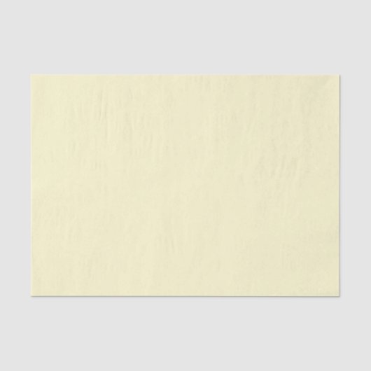 Lemon Chiffon Tissue Paper Seidenpapier (Vorderseite)