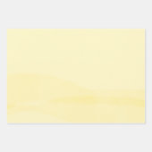 Lemon Chiffon Watercolor Geschenkpapier Set (Vorderseite 3)