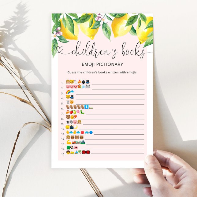 Lemon Childrens bucht Emoji-Picknickspiel (Von Creator hochgeladen)