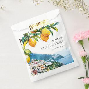 Lemon Citrus Amalfi Küste Brautparty Geschenktütchen