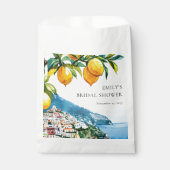 Lemon Citrus Amalfi Küste Brautparty Geschenktütchen (Vorderseite)