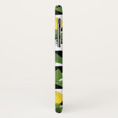 Lemon Citrus Black Stripes Yellow iPhone Case (Hinten/Links)