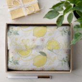 Lemon Citrus Botanical Seidenpapier (Geschenk)