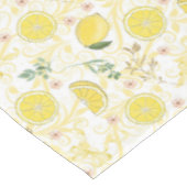 Lemon Citrus Botanical Tischdecke (Schrägansicht)