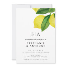 Lemon Citrus Branch Greenerity Wedding