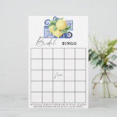 Lemon Citrus - Brautparty-Bingo-Spiel (Stehend Vorderseite)