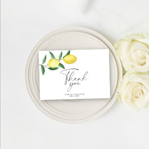 Lemon Citrus - Brautparty danke Karte