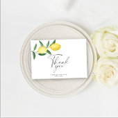 Lemon Citrus - Brautparty danke Karte