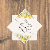 Lemon Citrus Brautparty Napkin Serviette