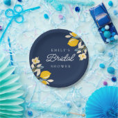 Lemon Citrus Brautparty Pappteller (Party)