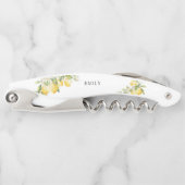 Lemon Citrus Brautparty Waiter's Corkschraube Kellnermesser (Vorderseite)
