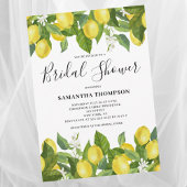 Lemon Citrus Bridal Dusche Einladung