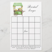 Lemon Citrus - Bridal shower bingo game (Vorderseite)