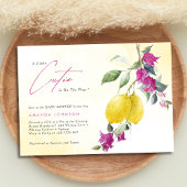 Lemon Citrus Cutie Mama's main Squeeze Baby Shower Einladung