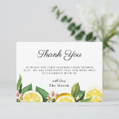 Lemon Citrus Danke Summer Baby Dusche (Stehend Vorderseite)