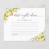 Lemon Citrus Date Night Idecard (Rückseite)
