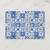 Lemon Citrus Floral Greenerity Hochzeitsstimmung D Begleitkarte (Rückseite)